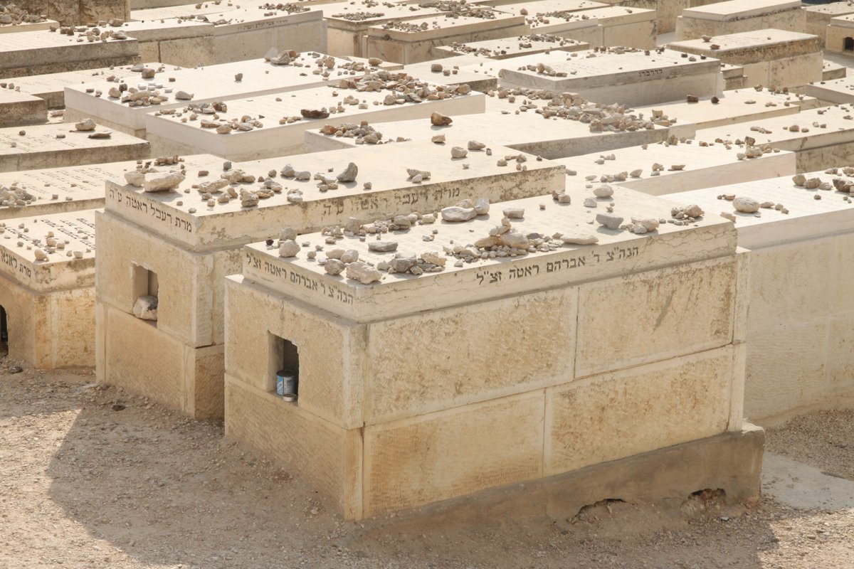 Joodse begraafplaats in Israel